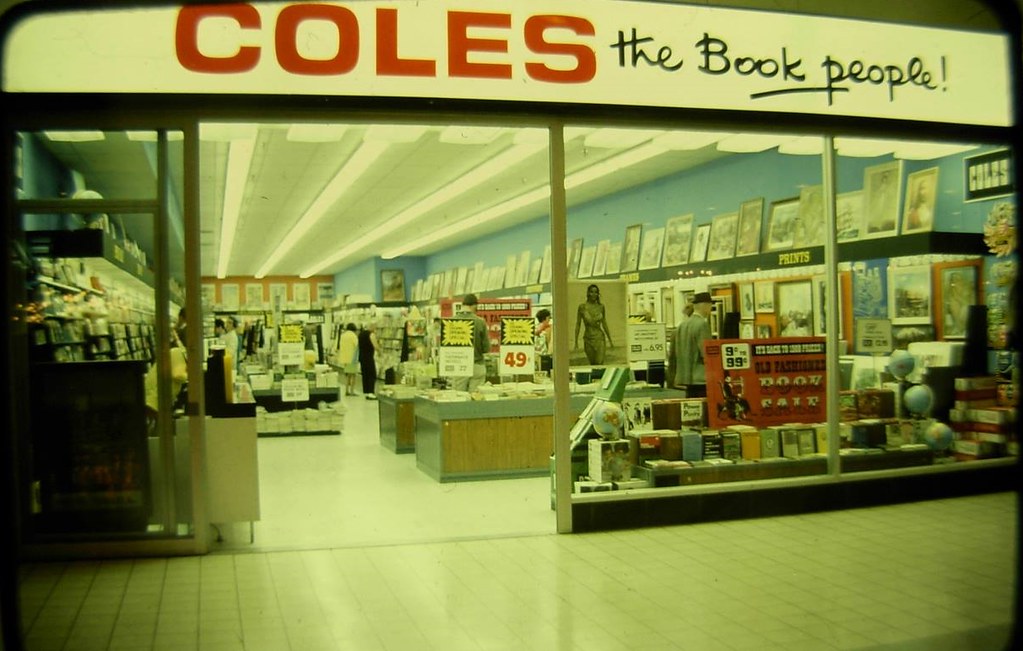1968 Coles Book Store in Polo Park Mall. Jerry Olenko Flickr