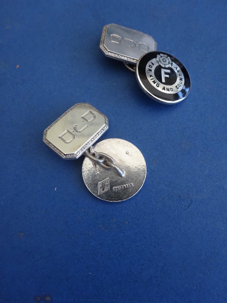 British Fascists Silver and enamel cufflinks en.wikipedia.… Flickr