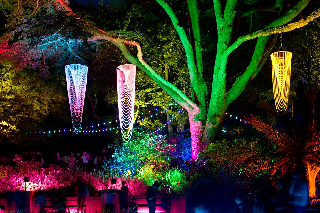 Botanical gardens light show Paul Flickr