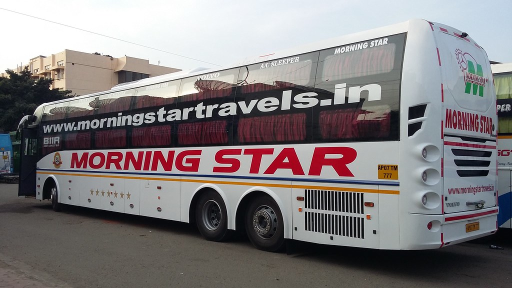 MORNING STAR TRAVELS AP 07 TM 777 B11R VOLVO CELESTE MULTI… Flickr
