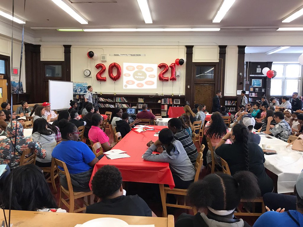 Fordham Leadership Academy Ninth graders attend