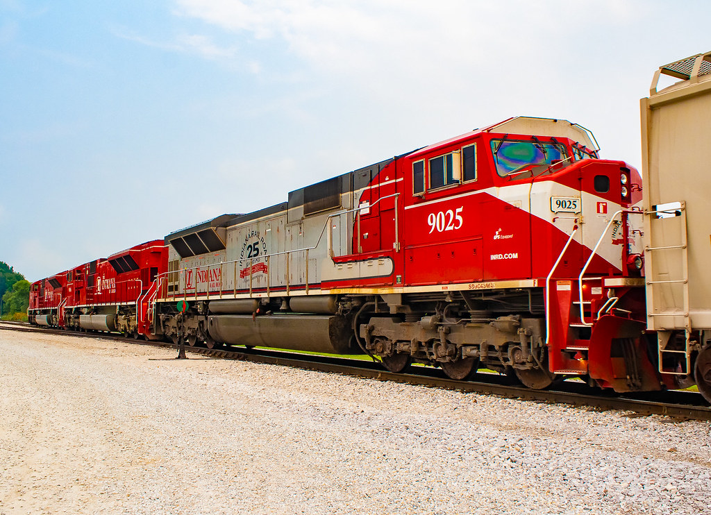 Indiana Railroad INRD 9025 (SD9043MAC) Switz City, Indiana… Flickr