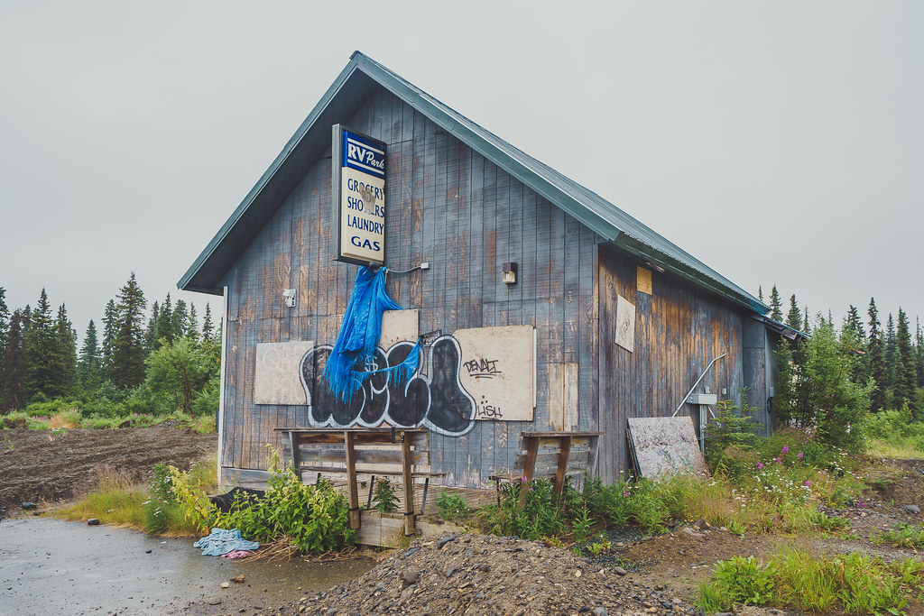 Old building near Cantwell, Alaska m01229 Flickr