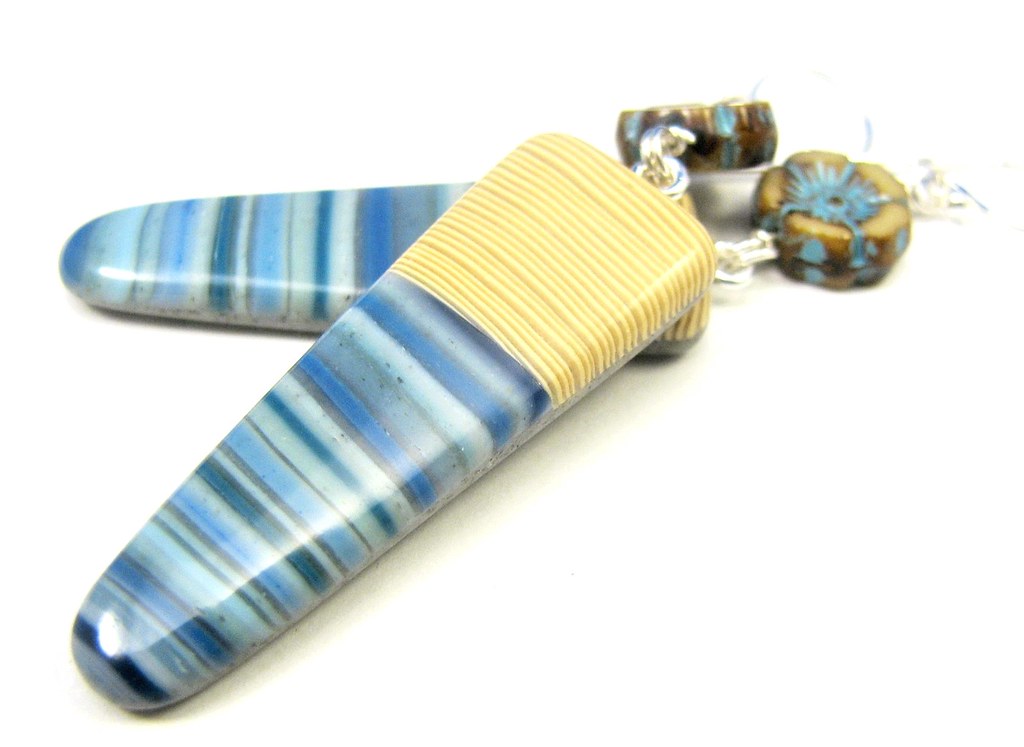 Southwestern Landscapes Series Wild Indigo Earrings with… Flickr