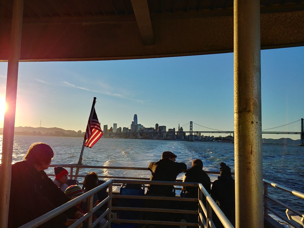 On the ferry from SF to Oakland Sam Wilson Flickr
