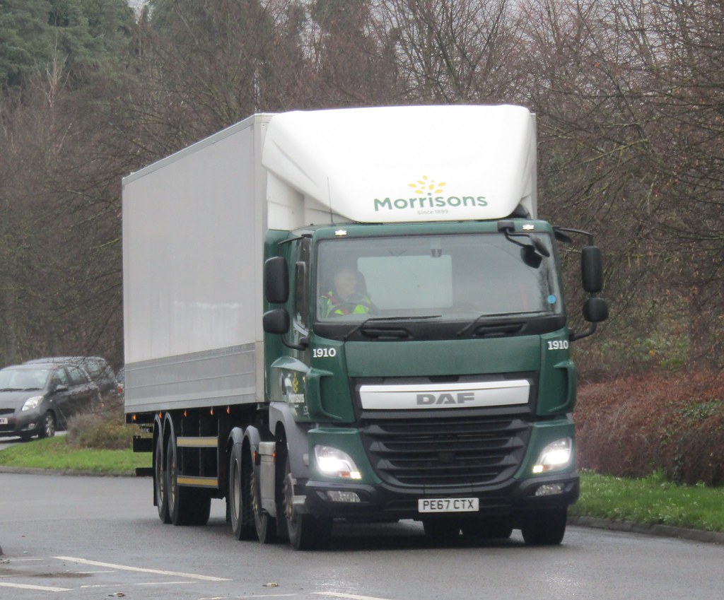 Morrisons PE67 CTX at Welshpool This truck and CMK Both we… Flickr