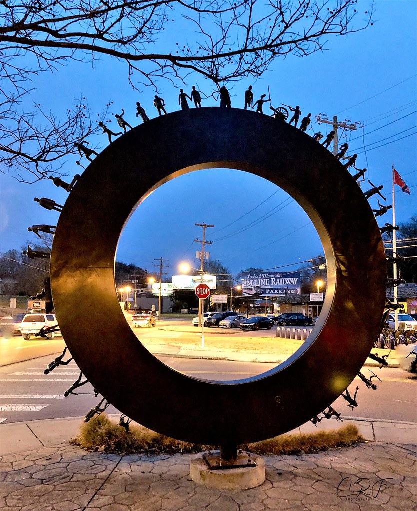 metal sculpture, St. Elmo, Chattanooga, TN a photo on Flickriver