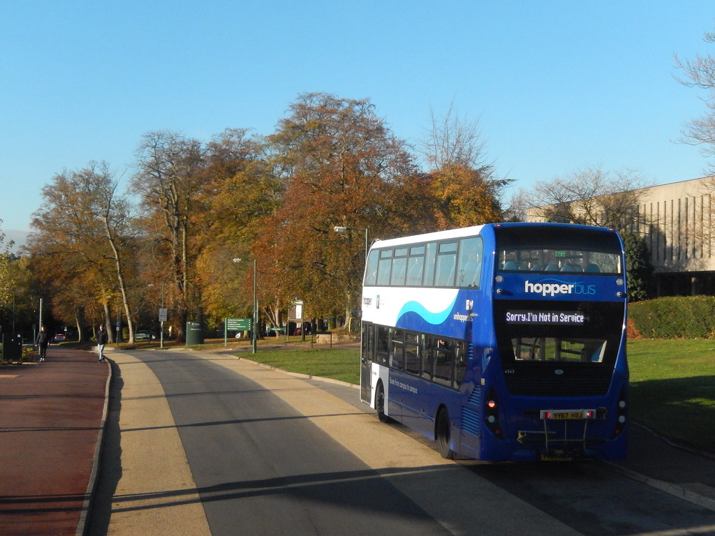 YY67HDJ Arriva Midlands Hopper Bus SNIS 4543 Rear Matt's Transport