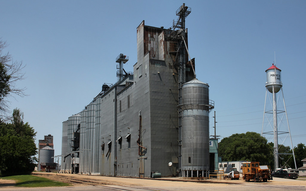 Grain Elevator Minnesota Lake, MN This was one of those … Flickr