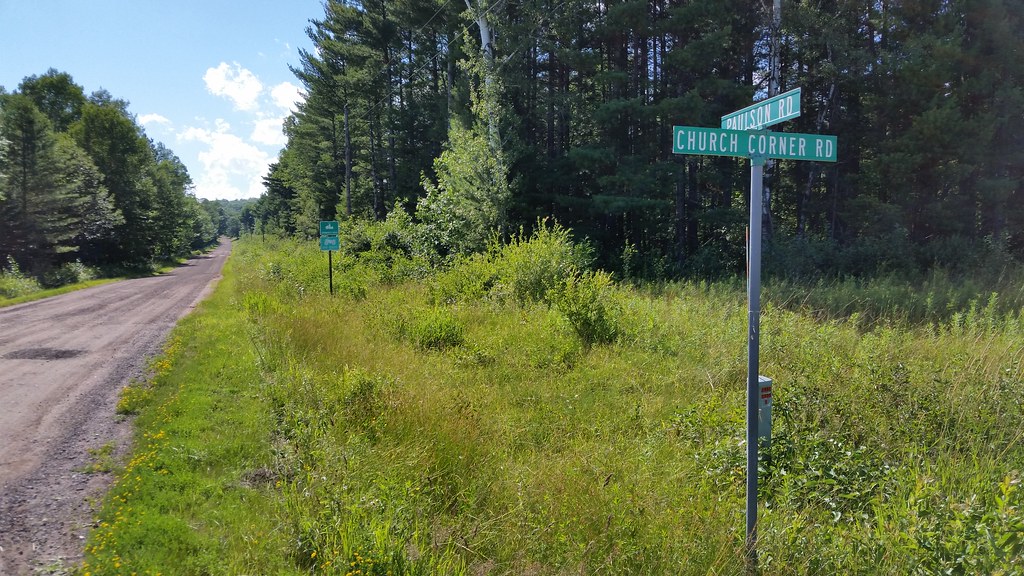 The corner of Paulson Road and Church Corner Road, outside… Flickr