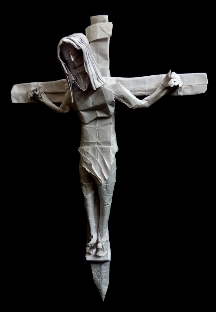 ORIGAMI JESUS ! ( Crucifixion) Designed and Folded by me… Flickr