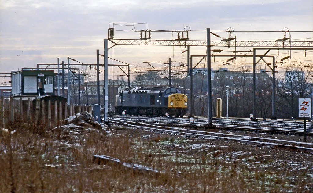 40034, Oxley, Wolverhampton, December 1983 English Electri… Flickr