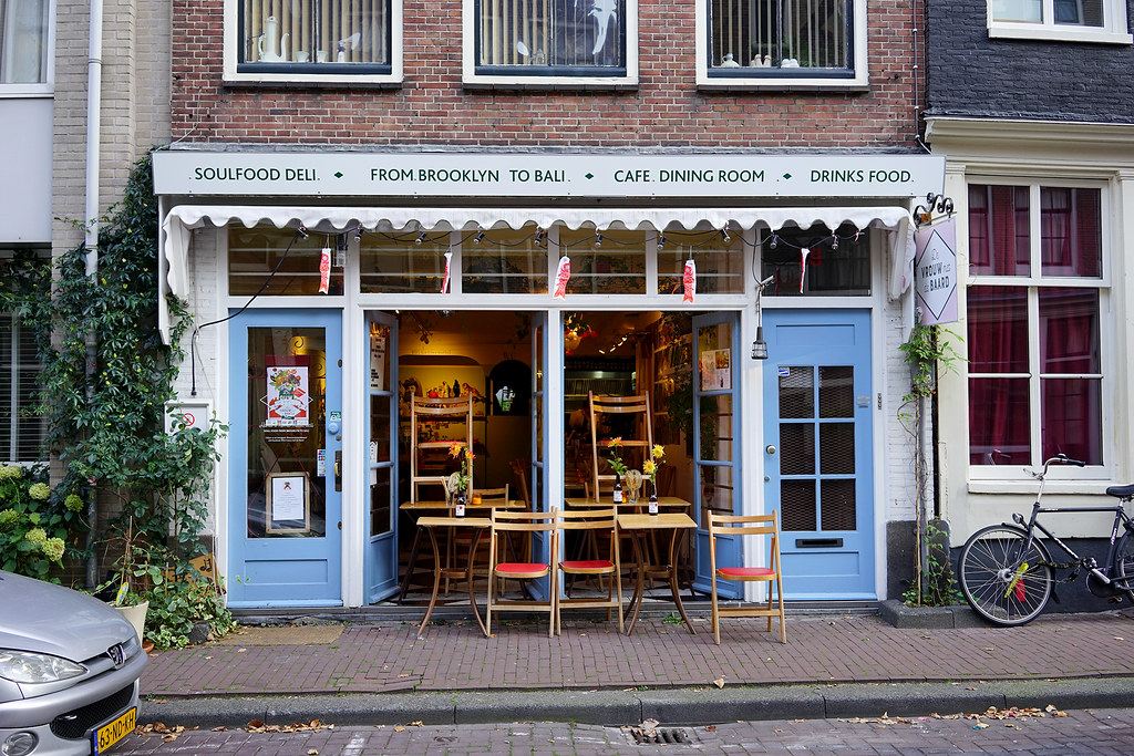 "Soulfood deli" Amsterdam, Netherlands. October 13, 2018. Eric