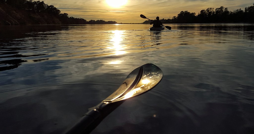 Sunset Paddlers Willow Creek Recreation Area in Folsom, CA… Thomas