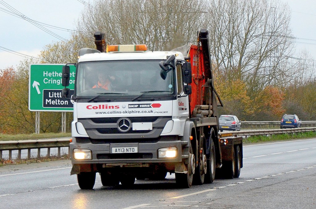 Collins Skip Hire AY13 NTO A47 Norwich LONE RANGER ___Andy Flickr