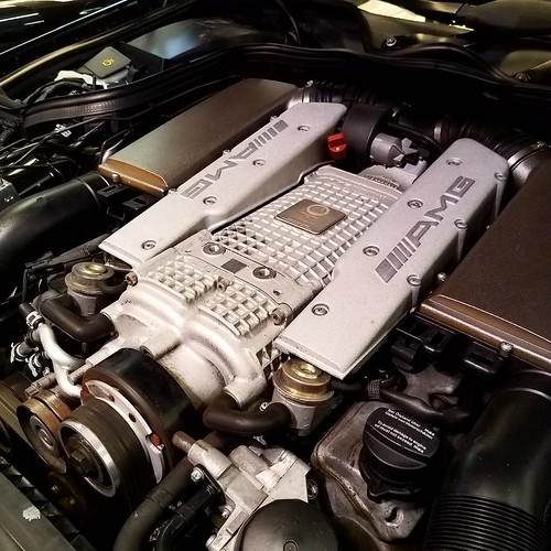 2004 Mercedes E55 AMG Cooling System Repair Engine Bay Ger… Flickr