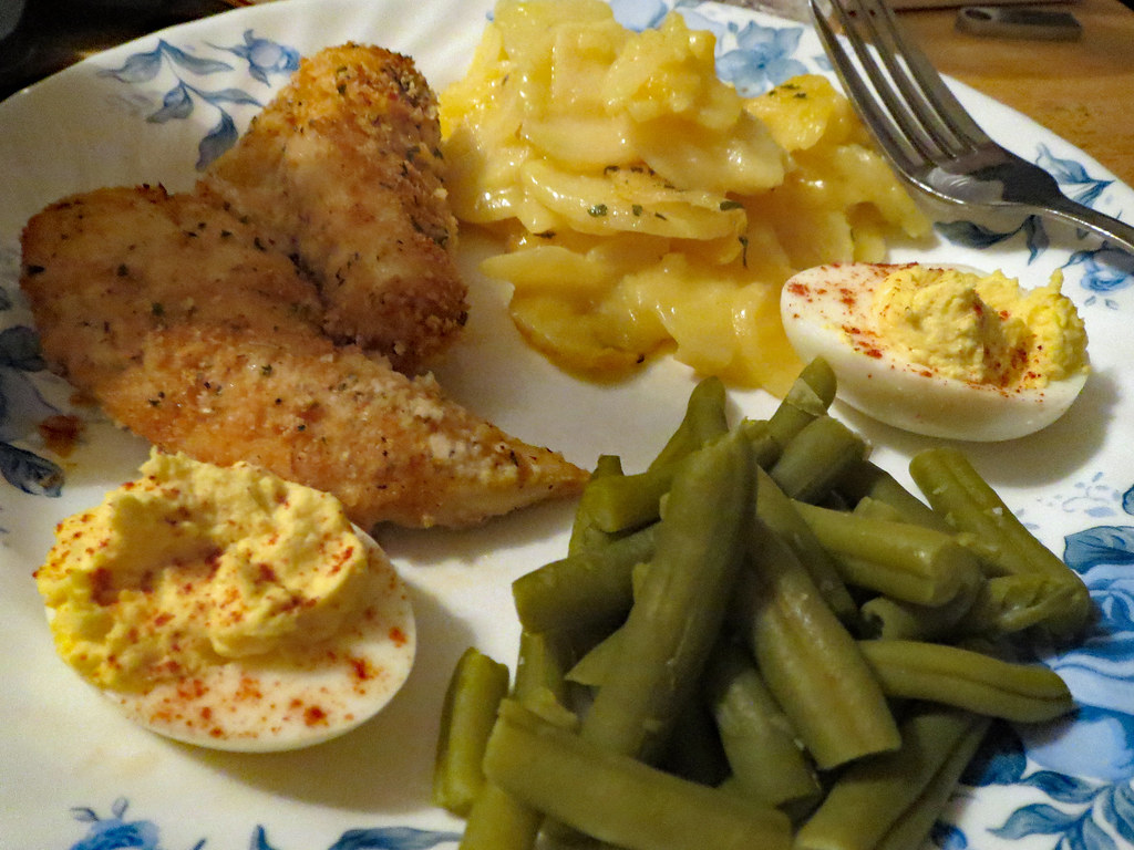 Baked Chicken Dinner Plate