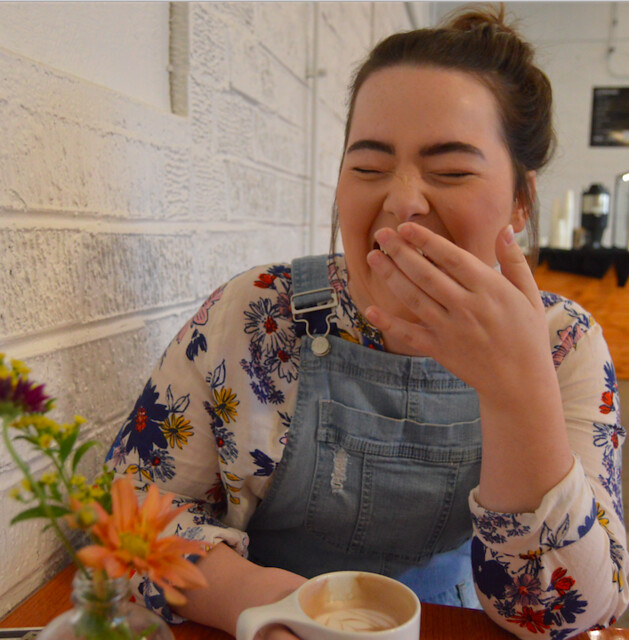Feature Shelby Witzman laughs in Zinc Coffee in Joplin, MO… Flickr