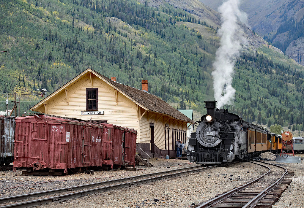 Steaming by the Silverton Depot Durango & Silverton Narrow… Flickr