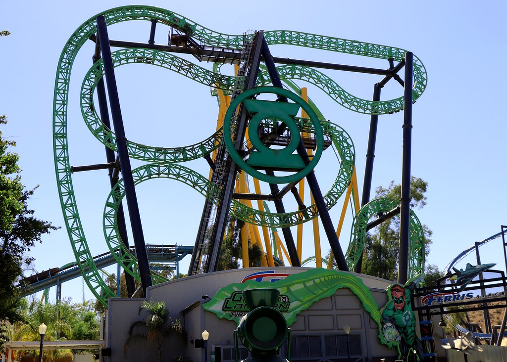 Green Lantern Six Flags Magic Mountain 26101 Magic Mountai… Flickr