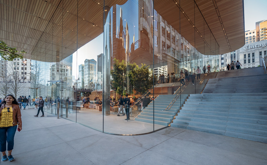 Apple Store Michigan Avenue Apple Store Chicago Architects… Flickr