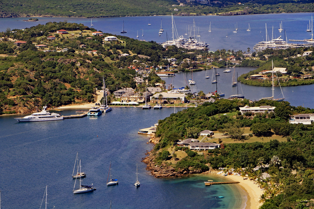 English Harbour View of English Harbour from the viewpoint… Flickr