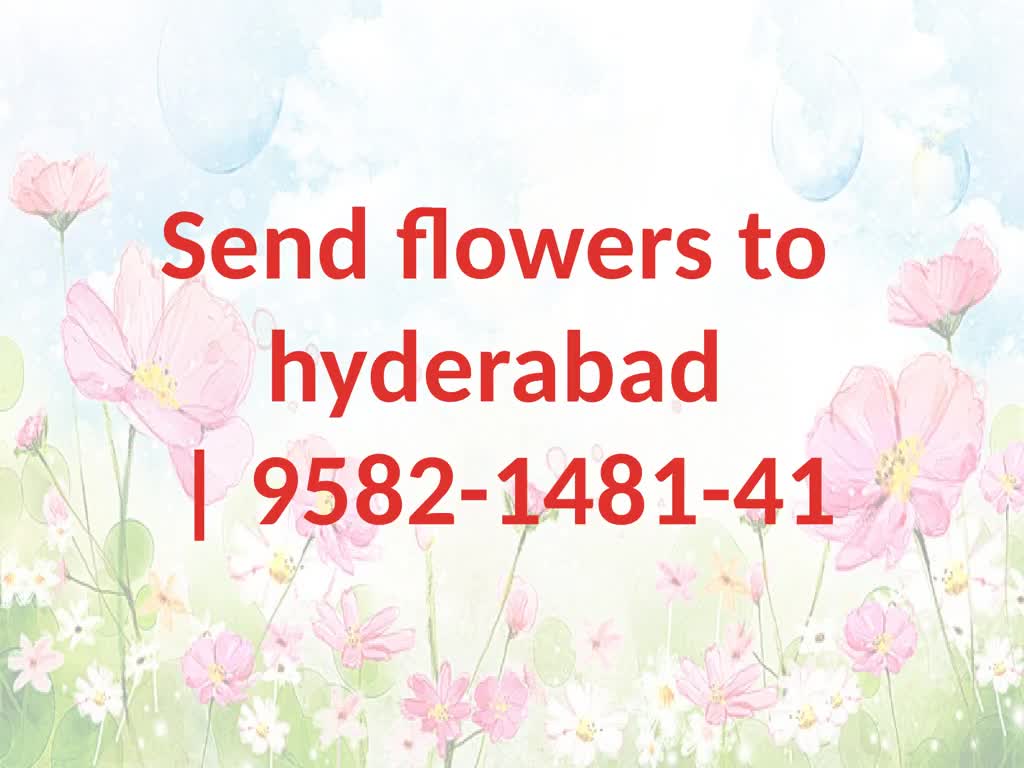 Send flowers to hyderabad 9582148141 indiaflower.co.in… Flickr