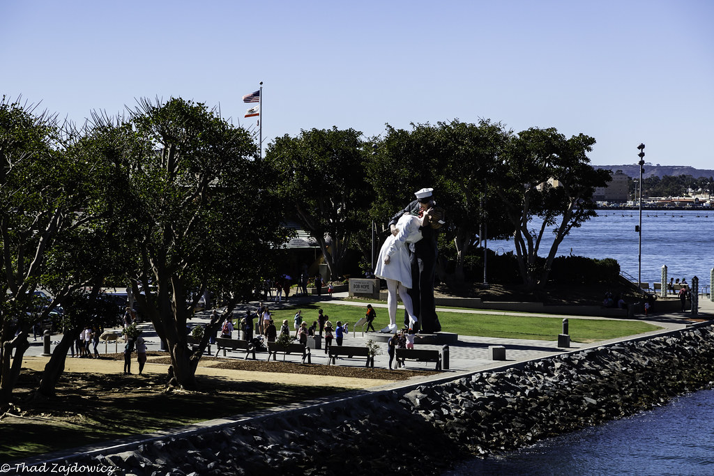Unconditional Surrender Seward Johnson sculpture Unconditi… Flickr