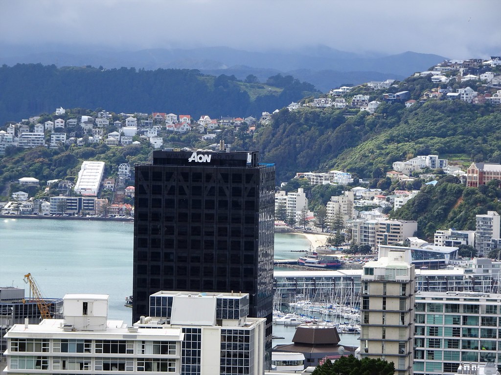Wellington. View across the CBD to Oriental Bay. The Cable… Flickr