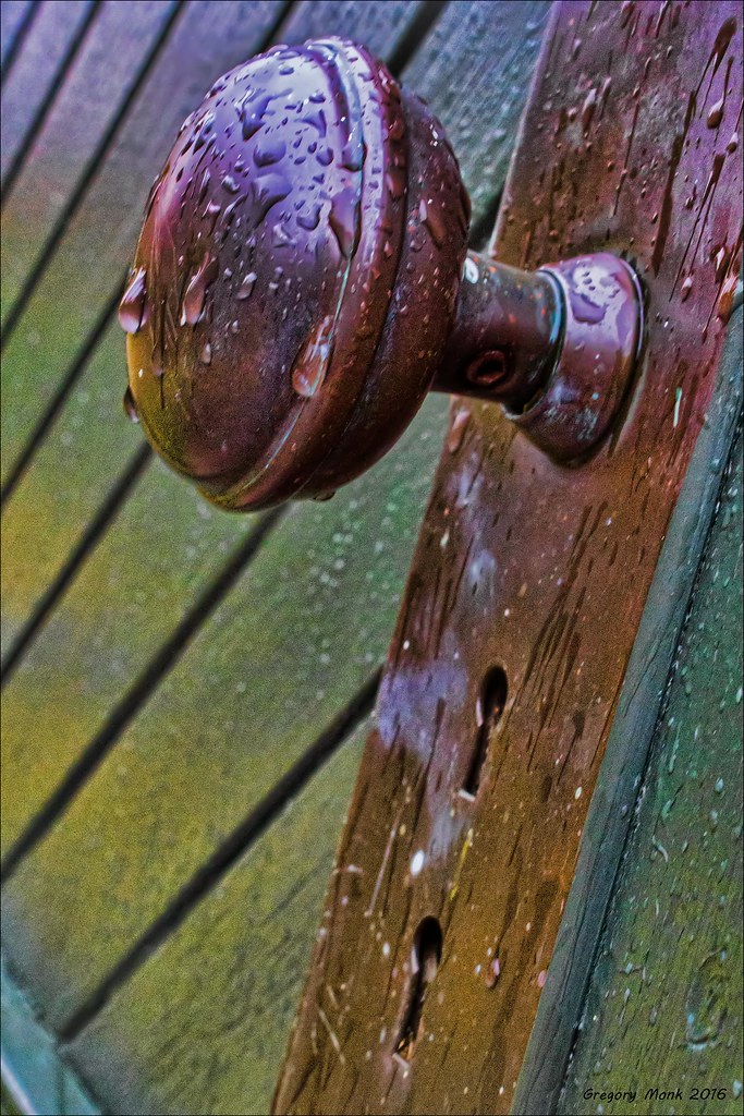 Double locked door country church, Ontario Gregory Monk Flickr