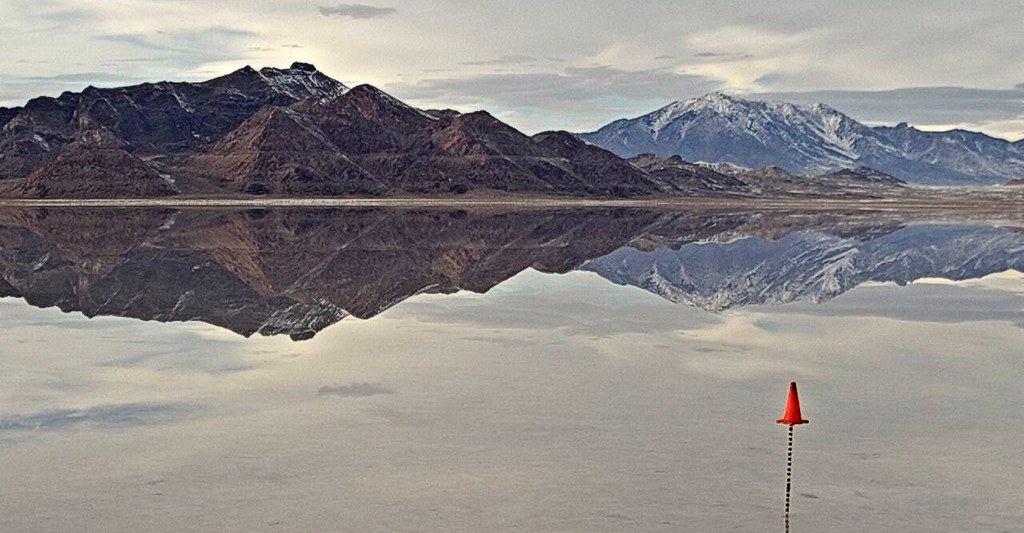 Salty reflections Bonneville Salt Flats Utah Darrell (Weather