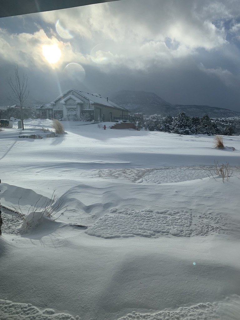First snow storm at my new home in Cedar City, Utah Flickr