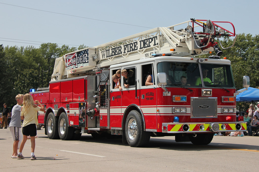 Wilber (NE) Fire Dept. Ladder 1 As seen at the Wilber Czec… Flickr