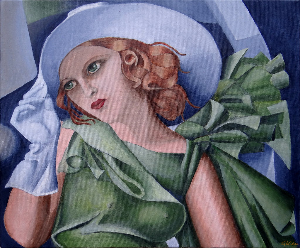 Jeune fille en vert Tamara de Lempicka. Les années folles.… Flickr