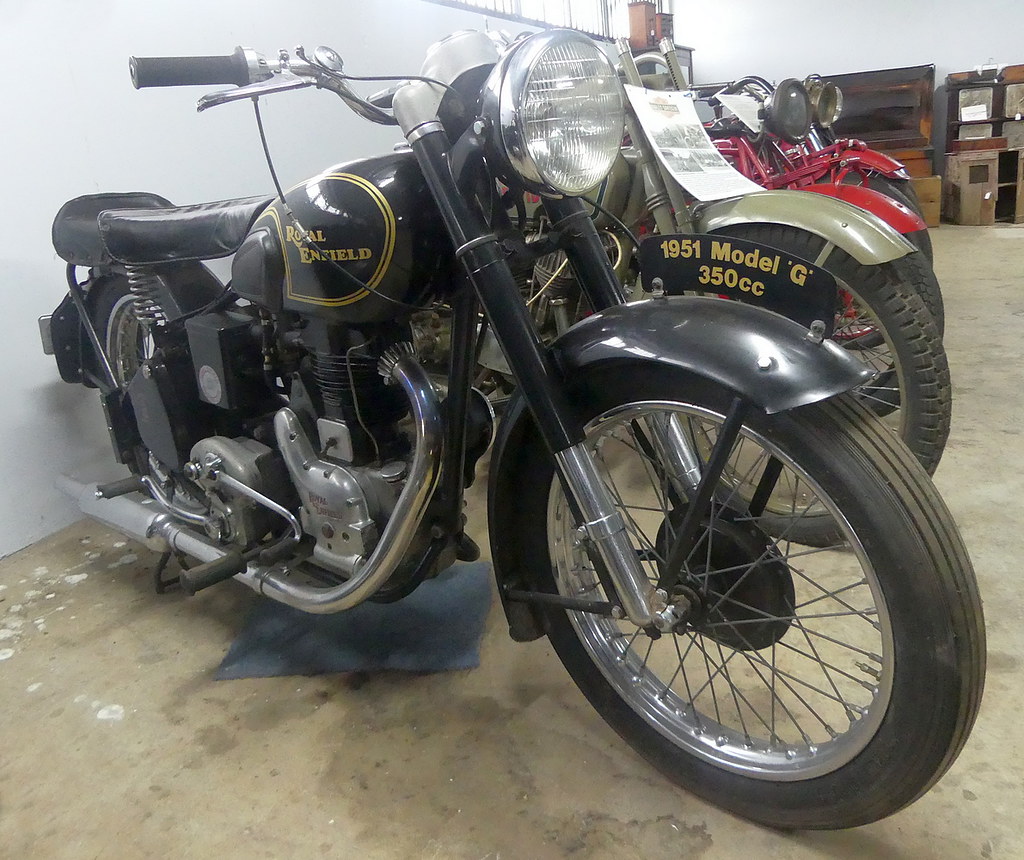 1951 Royal Enfield model G 350 Reg 92TKD www.packardandpio… Flickr