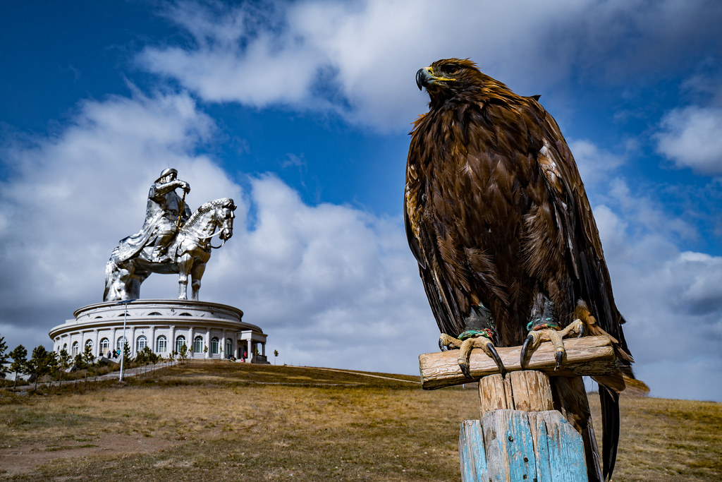 General Shots Mongolia Genghis Khan Equestrian Statue is … Flickr