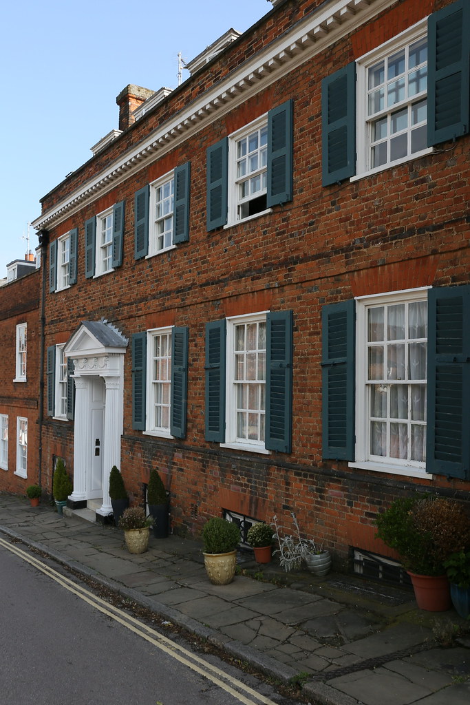 Hatfield, Goodrich House Late C18 red brick house. Plain t… Flickr