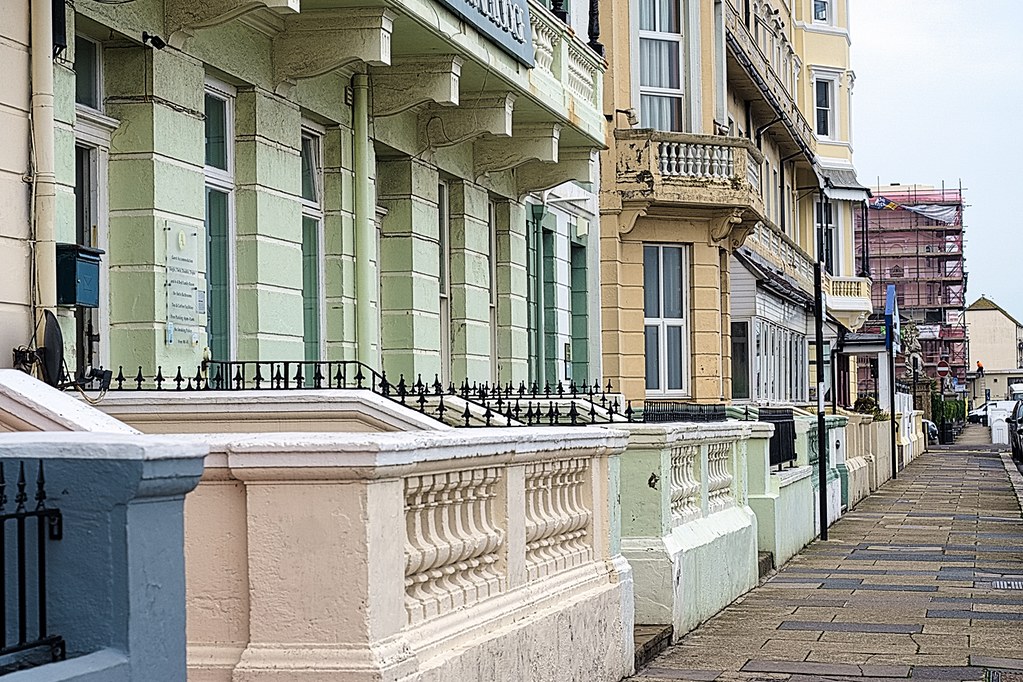 Robertson Terrace, Hastings. Canon 50mm FD lens. anthony allan Flickr