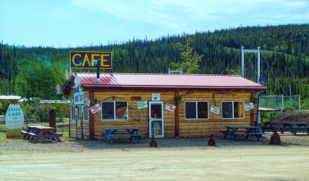 40 Mile Steakhouse, in Chicken, Alaska It's setting may be… Flickr