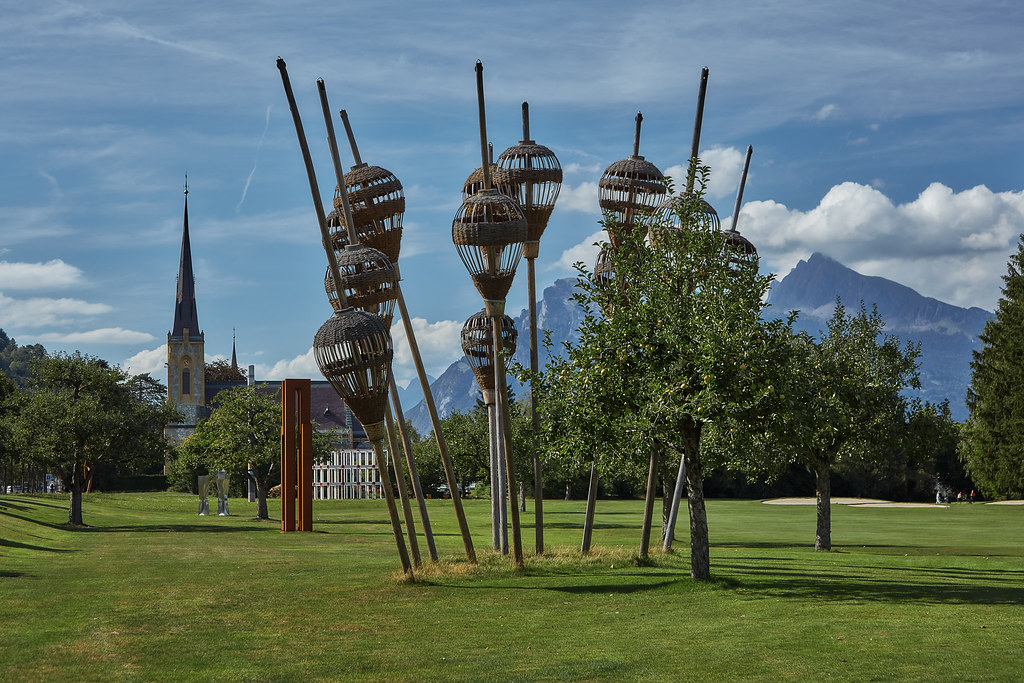 Bad Ragaz Sculptures in the park Bad Ragaz, Canton of St… Flickr