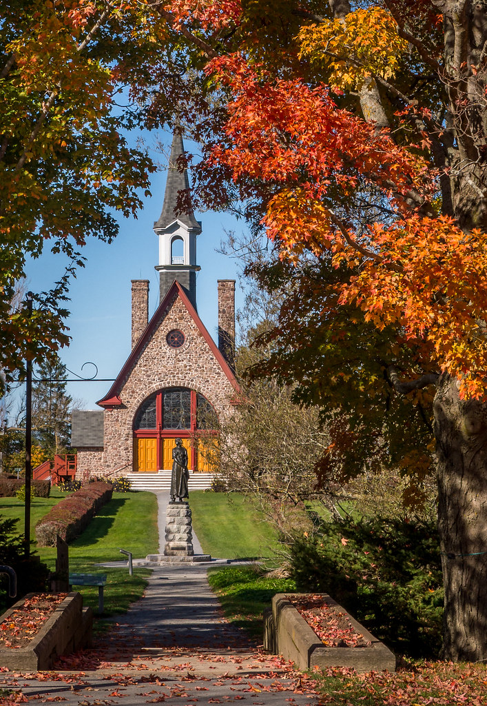 GrandPré National Historic Site Statue of Longfellow's Ev… Flickr