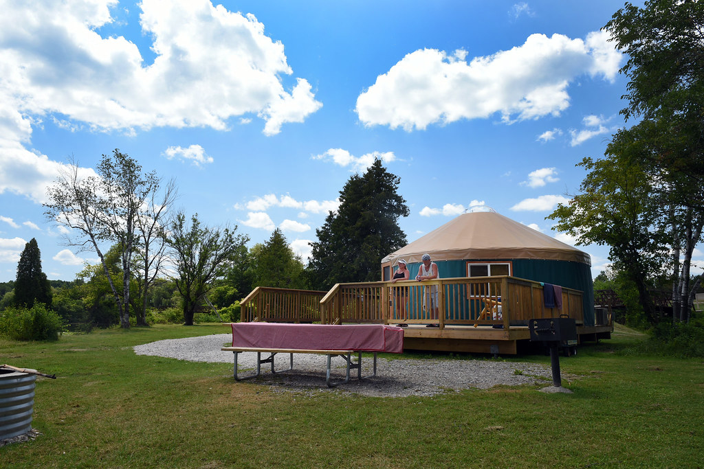 Groveland Oaks Yurt Deluxe Yurt on Cottage Island For rese… Flickr