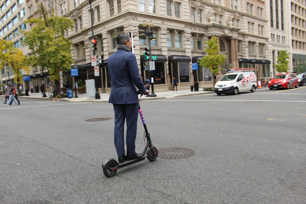 08.LyftScooter.WDC.7November2018 LYFT Scooter Rider on G a… Flickr