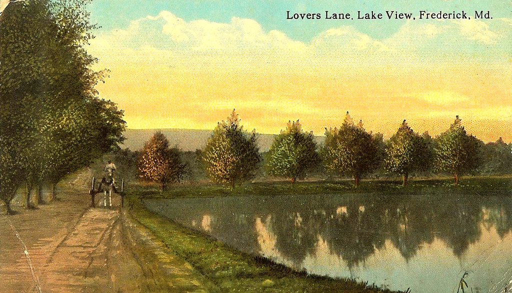 Lovers Lane, Lake View, Frederick, Maryland, Circa 1915 Flickr
