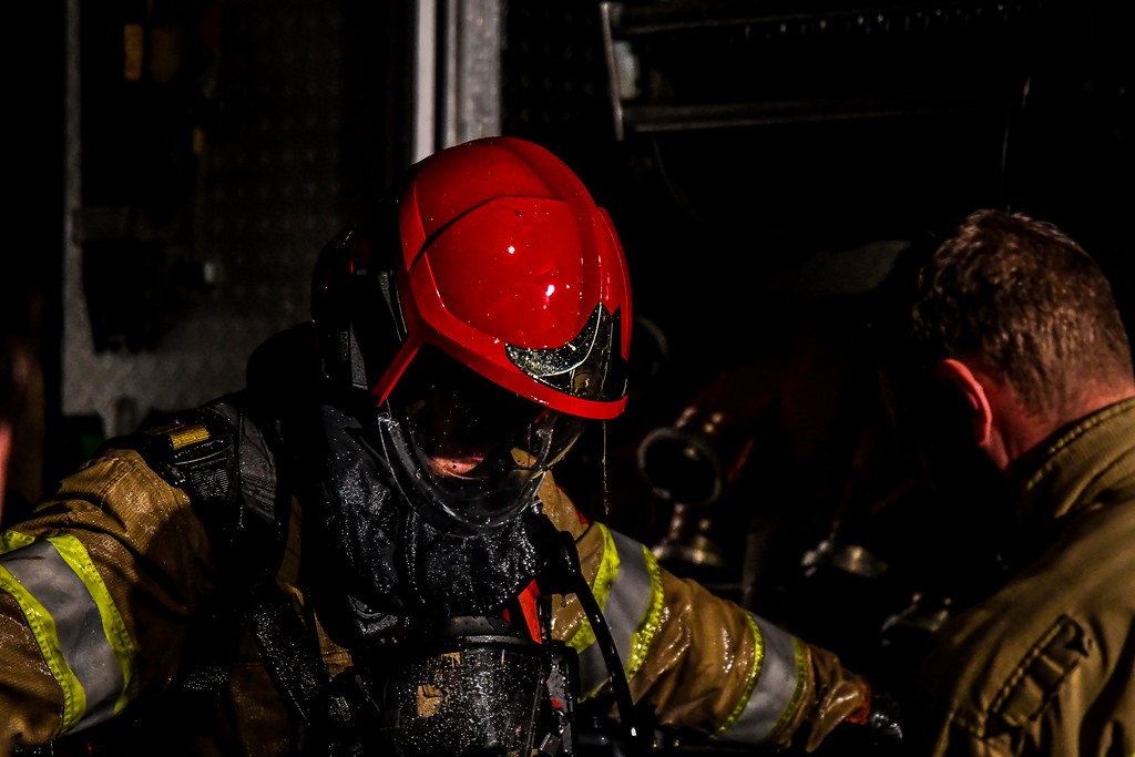 Shower after work Firefighter from Bussum, Netherlands aft… Flickr