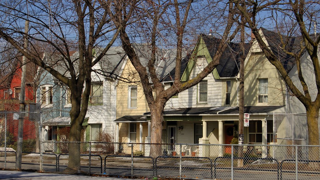 Victorian row houses, The Junction/High Park, Toronto.. Flickr