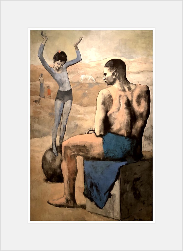 Young acrobat on a ball Picasso. Bleu et rose Musée d