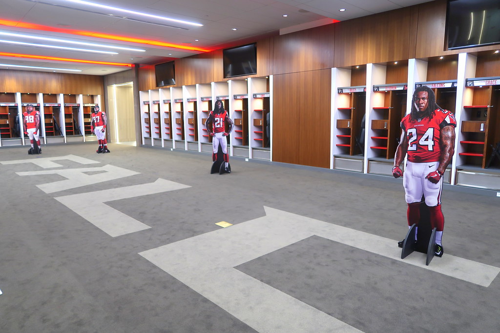 MercedesBenz Stadium Atlanta Falcons locker room Flickr
