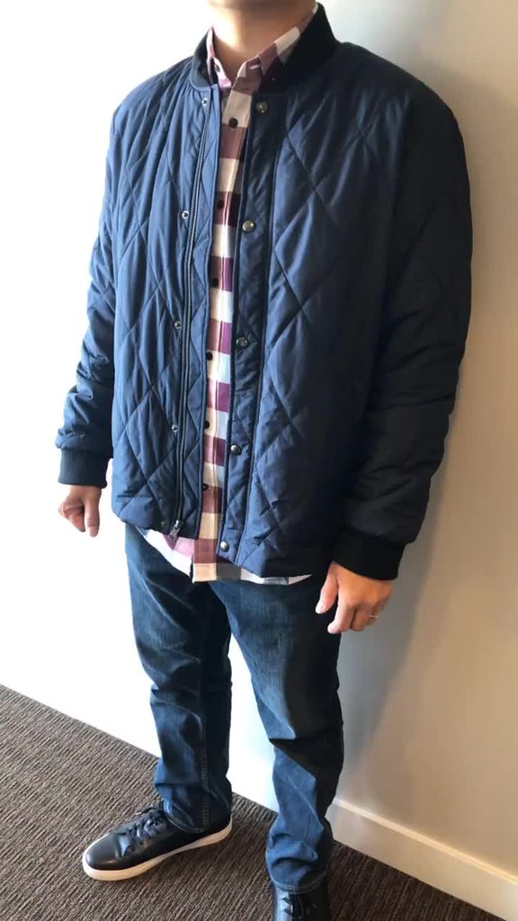 Banana Republic WaterResistant Quilted Bomber Jacket Flickr