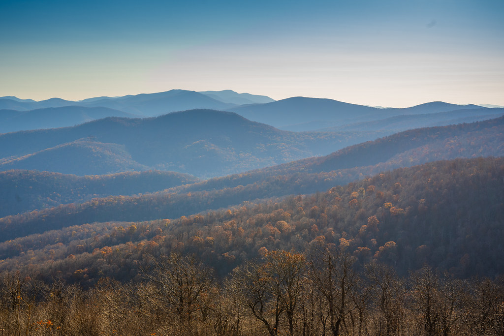 Blue Ridge Mountains of Shenandoah National Park Following… Flickr